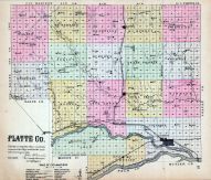 Platte County, Nebraska State Atlas 1885